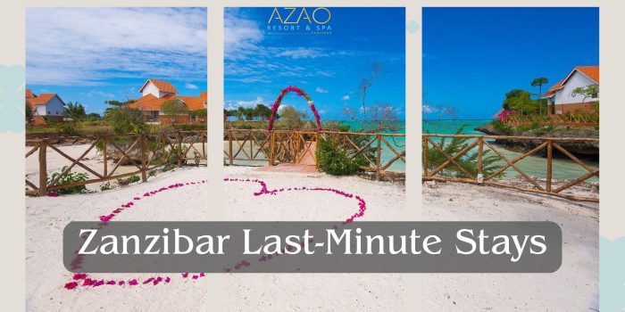 Luxury beach resort in Zanzibar for last-minute room bookings