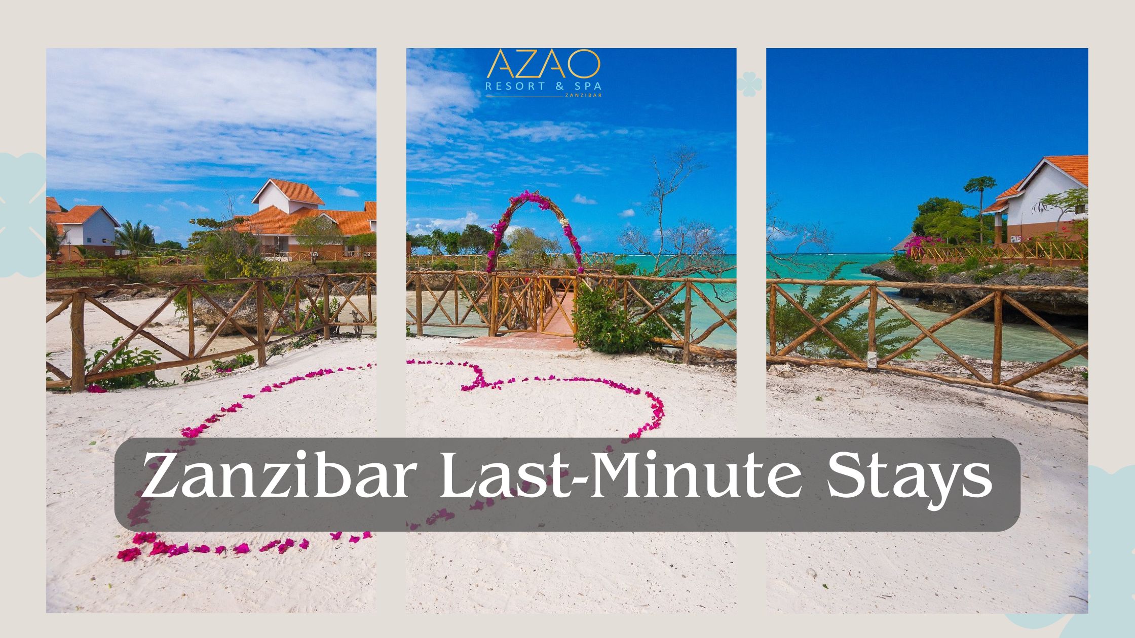 Luxury beach resort in Zanzibar for last-minute room bookings