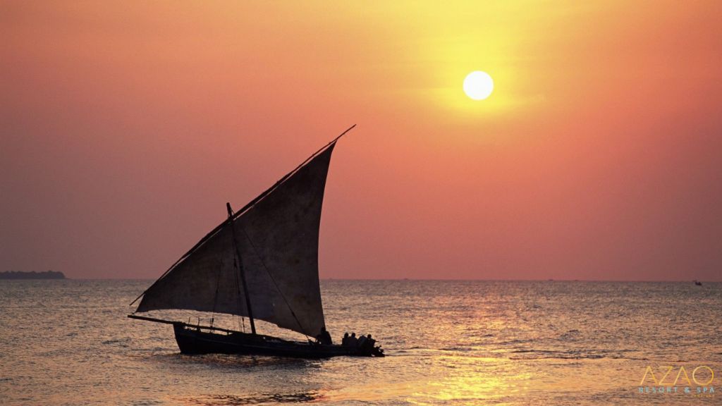 Dhow sailing in Zanzibar
