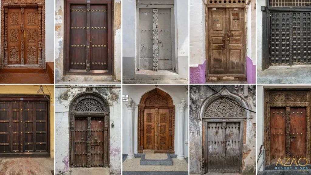 Zanzibar heritage wooden doors